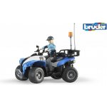 Bruder 63010 Policejní čtyřkolka s figurkou 1:16 – Zboží Dáma