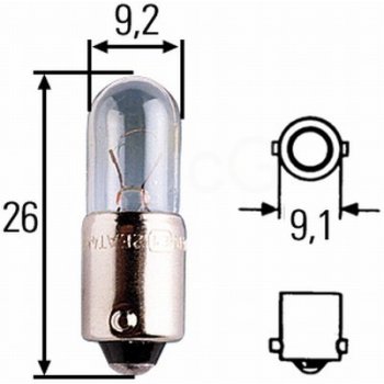 Philips 12929CP T4W BA9S 12V 4W