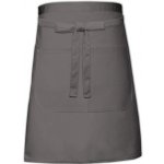 Link Kitchen Wear Pekařská zástěra s kapsou X964T Dark Grey Pantone 431 90x50cm – Hledejceny.cz