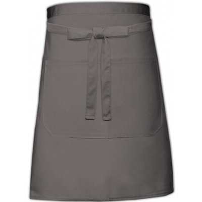 Link Kitchen Wear Pekařská zástěra s kapsou X964T Dark Grey Pantone 431 90x50cm – Hledejceny.cz