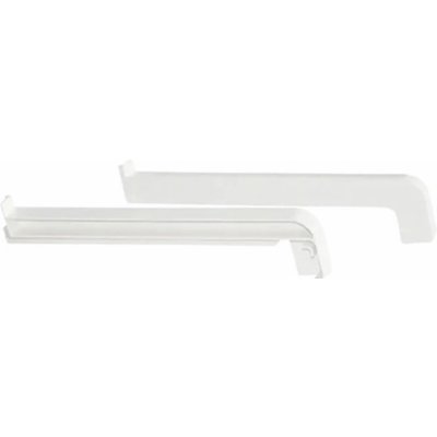 HOPA Krytky boční k venkovním plechovým parapetům bílé, 300mm, 2ks – HobbyKompas.cz