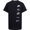 Dětské tričko Nike club+ badge tee 86L881 023 černá