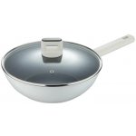 Bergner Pánev WOK s poklicí s nepřilnavým povrchem LINES 28 cm – Hledejceny.cz