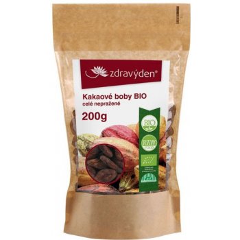 Aspen team Kakaové boby celé nepražené Raw Organic 200 g