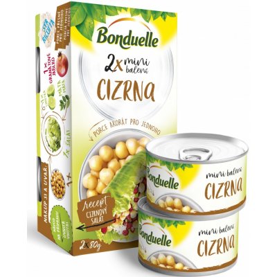 Bonduelle Cizrna mini balení 2 x 80 g – Hledejceny.cz