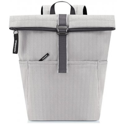 Reisenthel Rolltop Backpack Herringbone Grey 22 l – Zboží Dáma