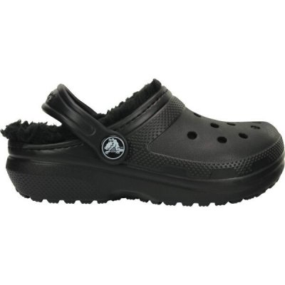 Crocs nazouváky Classic Lined Clog K 207010 black /black – Zboží Mobilmania