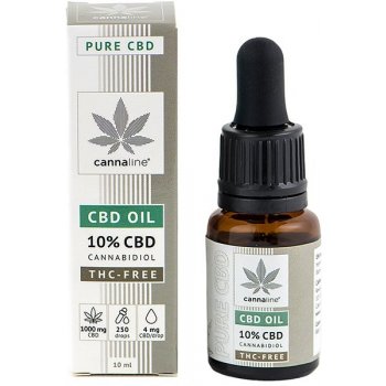 Cannaline CBD olej 10% bez THC 1000 mg 10 ml