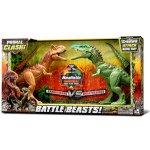 Primal Clash Primal Clash! Dino bitva set Carnotaurus VS Gigantosaurus 21 cm – Zboží Dáma