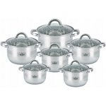 Zilner Sada hrnců Stainless Steel nerezová ocel 12 ks – Hledejceny.cz