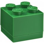 LEGO® Mini Box 4,6 x 4,6 x 4,3 cm tmavě zelená – Zboží Dáma