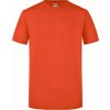 Pánské Tričko James Nicholson pánské tričko Oranžová tmavá