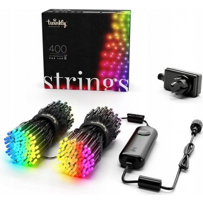 Vánoční osvětlení na stromeček Twinkly 400 LED RGB 32m Wi-Fi Bluetooth IP44 – Hledejceny.cz