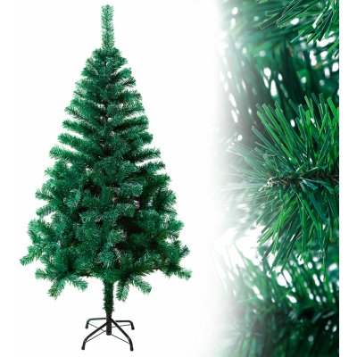 UISEBRT Umělý vánoční stromek 180cm vánoční stromek Umělý stromekImitaceace Stromek se stojanem VánočníImitaceace zelená PVC – Zboží Mobilmania