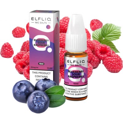 ELF LIQ borůvka SOUR RASPBERRY 10 ml - 10 mg – Hledejceny.cz