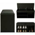 Boximo Tria 80 x 43 x 30 cm černý – Zboží Dáma