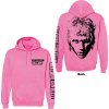 Pánská mikina Machine Gun Kelly Unisex Pullover Hoodie: Pink Face back Sleeve Print