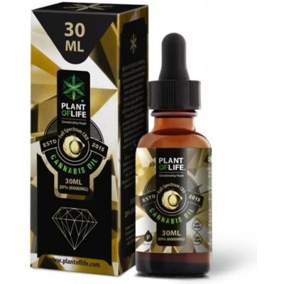 Plant Of Life CBD/CBG Kapky konopný olej s CBD 20% Fullspectrum 10 ml – Zbozi.Blesk.cz