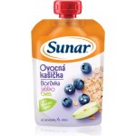 Sunar ovocná kašička borůvka jablko a ovesné vločky 6m+ 120 g – Zboží Dáma