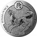 Rwanda stříbrná mince Rok Psa 2018 1 Oz – Sleviste.cz