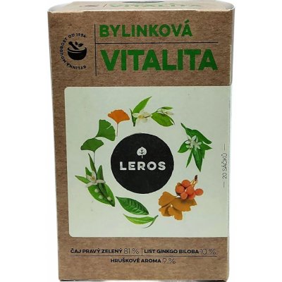 LEROS bylinková vitalita 20 x 2 g – Zboží Dáma