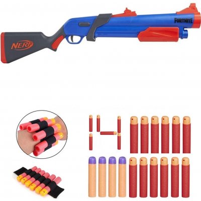 Nerf Fortnite Shotgun Pump SG Mega F0318 + 12 Mega šípů + Mega páska na ruku – Hledejceny.cz