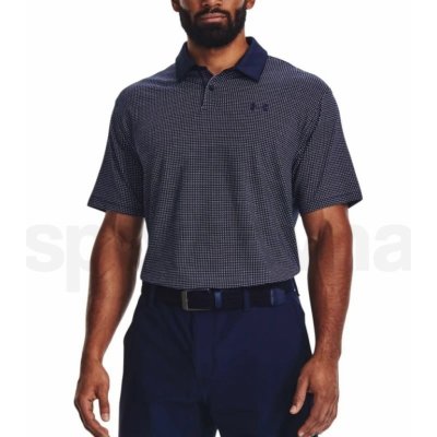 Under Armour pánské funkční tričko s krátkým rukávem T2G PRINTED POLO 1377380-410 modré