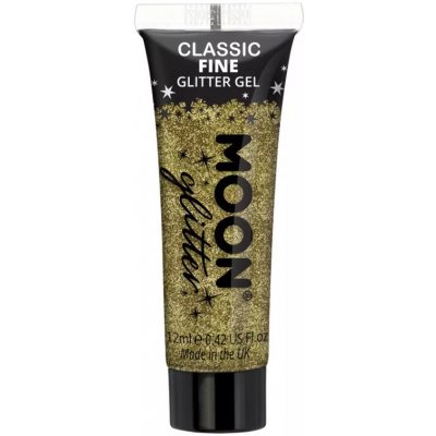 Smiffys Třpytky Moon Glitter Classic Fine zlaté 12 ml – Zboží Dáma