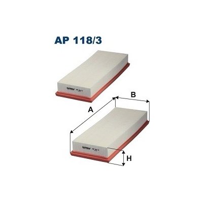 Vzduchový filtr FILTRON AP 118/3-2x – Hledejceny.cz