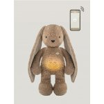 MyHummy Bunny brown 7v1 s lampičkou a aplikací - šumící medvídek králíček hnědý - plyšový usínáček mazlíček vydávající bílý šum – Zboží Mobilmania