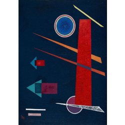 BlueBird Vassily Kandinsky Powerful Red 1928 1000 dílků