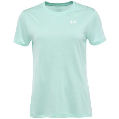 Under Armour Dámské tričko TECH TWIST Světle zelená Bílá – Zboží Mobilmania