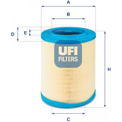 Vzduchový filtr UFI 27.606.00 – Hledejceny.cz