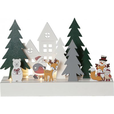 Vánoční LED dekorace výška 16,5 cm Star Trading Puzzle - barevná – Hledejceny.cz