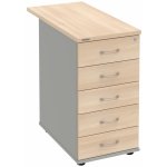 Hobis K 35 C P 80 5 zásuvek podél 80 cm akát šedá – Hledejceny.cz