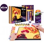 OKTO Manga motiv živlů "Oheň" výtvarný set 30x40 cm – Hledejceny.cz