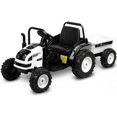 Toyz Elektrický traktor Hector bílá – Zboží Mobilmania