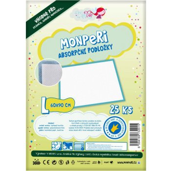 MonPeri Absorpční podložky L 25 ks 60x90