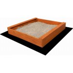 ATMOWOOD Dřevěné impregnované pískoviště 120 x 120 x 20 cm – Zboží Dáma