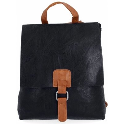 Herisson dámská kabelka batůžek černá 1202B419 – Zboží Mobilmania