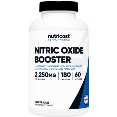 Nutricost Nitric Oxide Booster 750 180 kapslí – Zboží Dáma