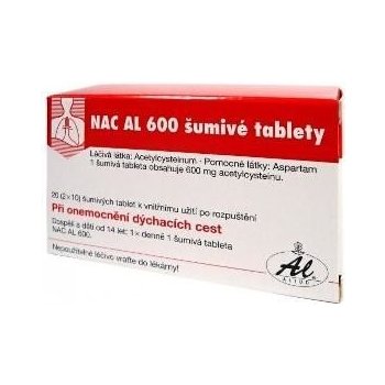 NAC AL 600MG TBL EFF 20(2X10)