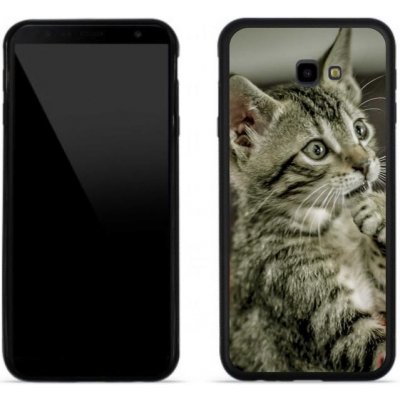 Pouzdro mmCase gelové Samsung J4 Plus - roztomilá kočka – Zboží Mobilmania