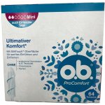 O.B. tempon mini bez aplikátoru bez chlóru 64 ks – Zbozi.Blesk.cz