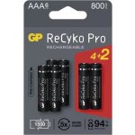 GP ReCyko Pro Professional AAA 6 ks 1032126080 – Zbozi.Blesk.cz