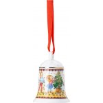 Vánoční porcelánová ozdoba na stromeček Zvonek Christmas Lights 7 cm, Rosenthal – Zboží Dáma