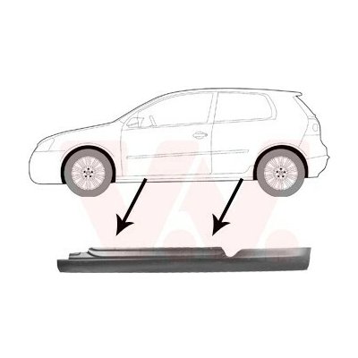 Levý práh VW Golf 5 / 2003-2009 | Zboží Auto