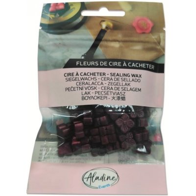 Aladine Pečetní vosk granulovaný lie de vin nacré perleťový vínový – Sleviste.cz
