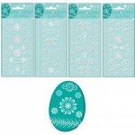 Velikonoční samolepky na vajíčka gelové bílé – Hledejceny.cz