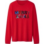 esmara Dámský vánoční svetr s LED efektem s hudbou červená – Sleviste.cz